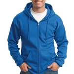 WITA Mens Royal Blue Hooded Full Zip Sweatshirt