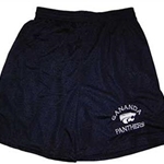 Gananda Football Adult Navy Mesh 9" Shorts