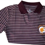 Pittsford Mendon Baseball Ladies Maroon White Holloway Helix Dry Excel Polo