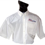 Custom Courier Solutions Men's Short Sleeve Button Down Shirt