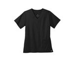 Wink Women's Black WorkFlex V-Neck Scrub Top - $28.00