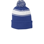 Stripe Pom Pom Beanie - $14.50