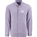 Cutter & Buck Skyline Gingham Men's Big & Tall Button Down Shirt - $102.00