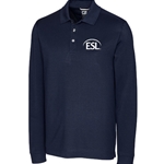 Cutter & Buck Men's Tri-Blend Pique Big & Tall Long Sleeve Polo - $90.00