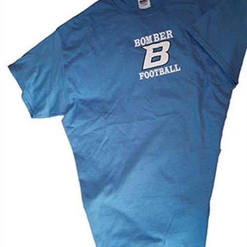 Bomber Football Adult Tee Shirt