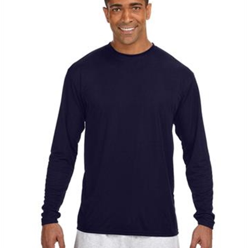 Brighton Track &amp; Field Mens Long Sleeve Cooling Performance Crew