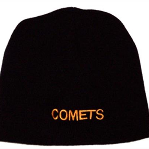 Golden Comets Swim Adult Black Beanie