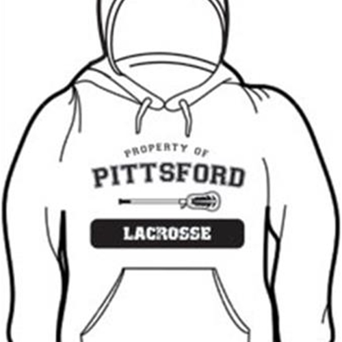 Pittsford LAX Gray Adult Hooded Sweatshirt