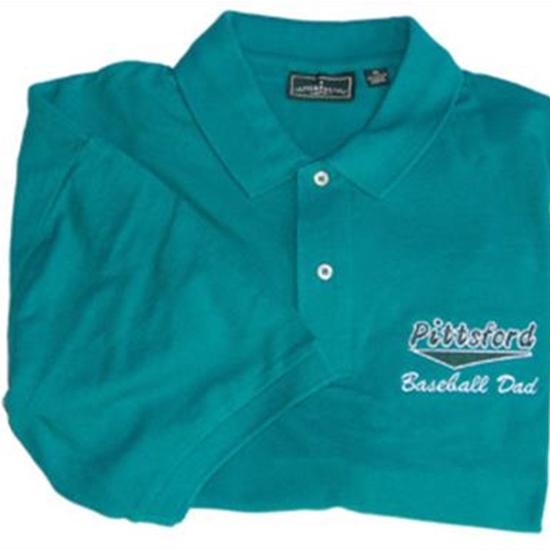 Pittsford Little League Men's Baseball Dad Golf Shirt