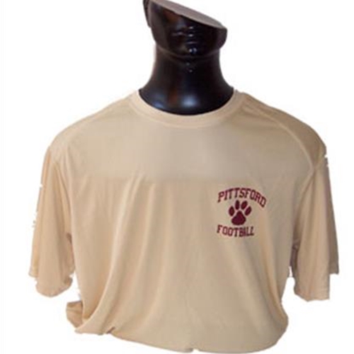Pittsford Panthers Football Adult Vegas Gold Dry Core Tee