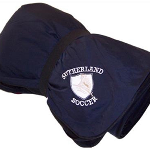 Pittsford Sutherland Soccer Navy Blanket