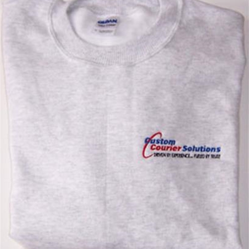 Custom Courier Solutions Adult Crewneck Sweat Shirt