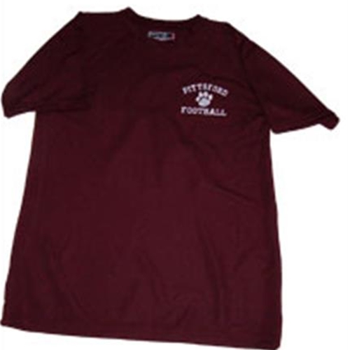Pittsford Panthers Football Mens Maroon or White T-Shirt Embroidered