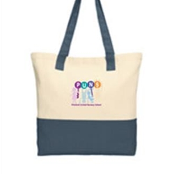 PUNS Port Authority Colorblock Cotton Tote Bag - $20.00