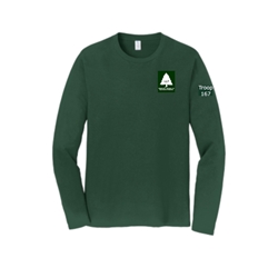 Troop 167 Adult Long Sleeve Cotton T-Shirt - $20.00