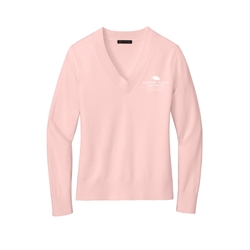 Brooks Brothers Women's Cotton Stretch V-Neck Sweater - $74.00 Value