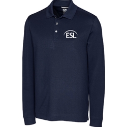 Cutter & Buck Men's Tri-Blend Pique Big & Tall Long Sleeve Polo - $90.00