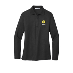 Port Authority Women's Silk Touch Long Sleeve Polo - $32.00
