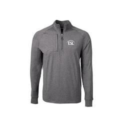 Cutter & Buck Soft Stretch Men's Big & Tall Heathered 1/4 Zip - $94.00
